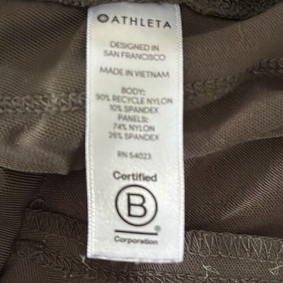 Athleta Highline Hybrid Cargo Tight Dark Onyx Grey Women’s Sz 16 - Picture 7 of 8
